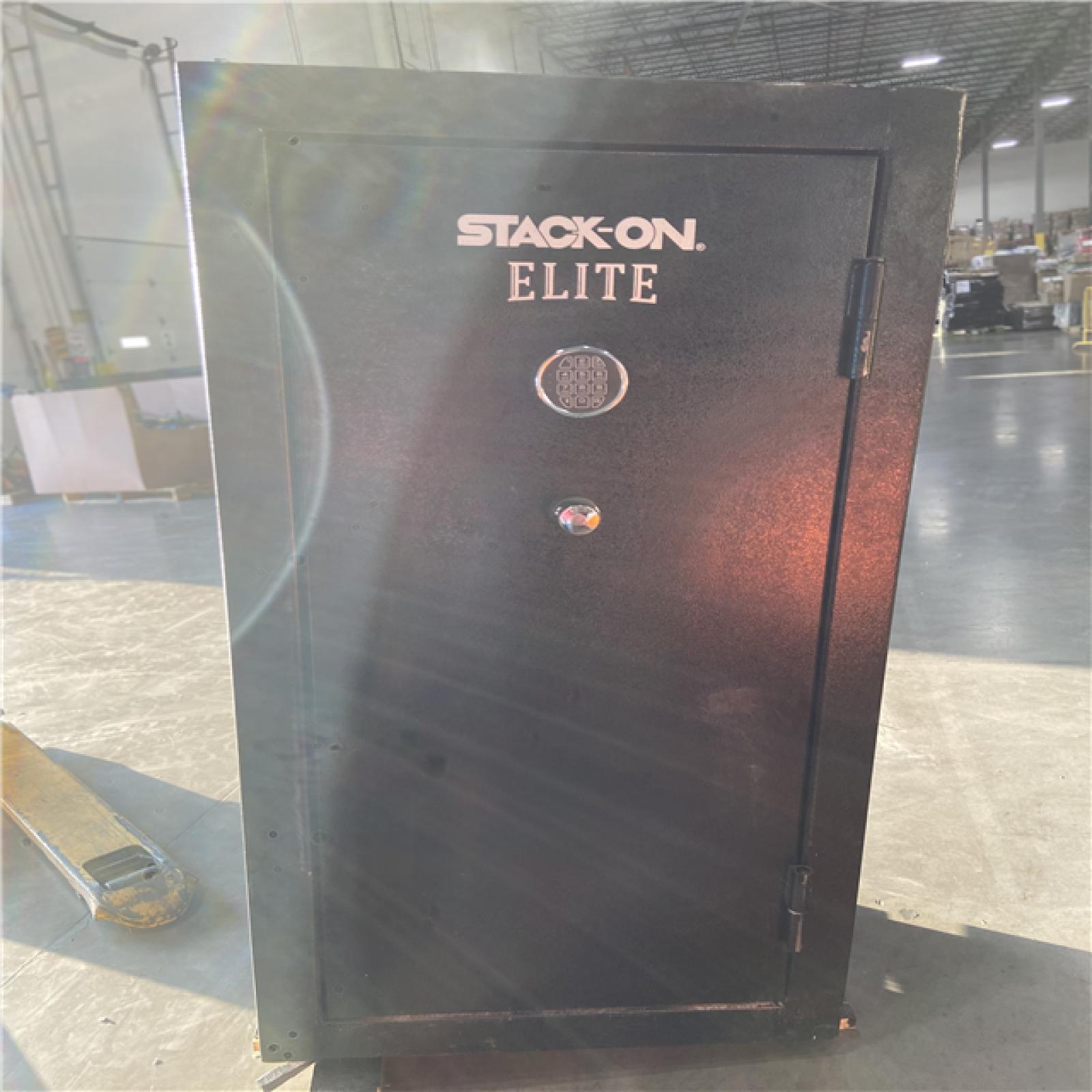 DALLAS LOCATION - STACK-ON Elite 30-Gun Fireproof Safe with Electronic Lock Gun Safe  Black