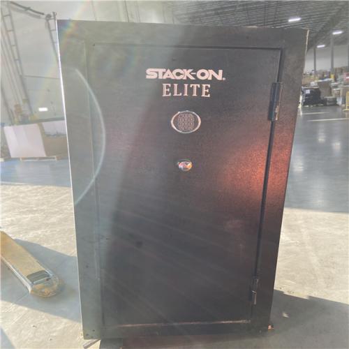 DALLAS LOCATION - STACK-ON Elite 30-Gun Fireproof Safe with Electronic Lock Gun Safe  Black