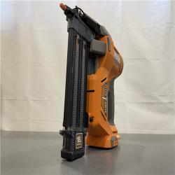 AS-IS - RIDGID  18V Brushless Cordless 18-Gauge 2-1/8 in. Brad Nailer (Tool Only) with CLEAN DRIVE Technology