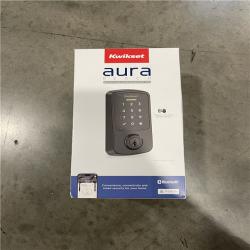 NEW! - Kwikset Aura Reach Smart Lock Matter Over Thread and Bluetooth Enabled Keyless Entry Door Lock Deadbolt