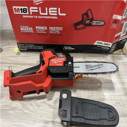 AS-IS Milwaukee FUEL 18V Lithium-Ion Brushless Cordless 8 in. HATCHET Pruning Saw (Tool-Only)