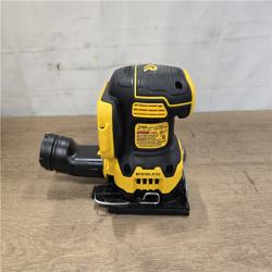 AS-IS DEWALT 20V MAX XR Cordless 1/4 Sheet Variable Speed Sander (Tool Only)