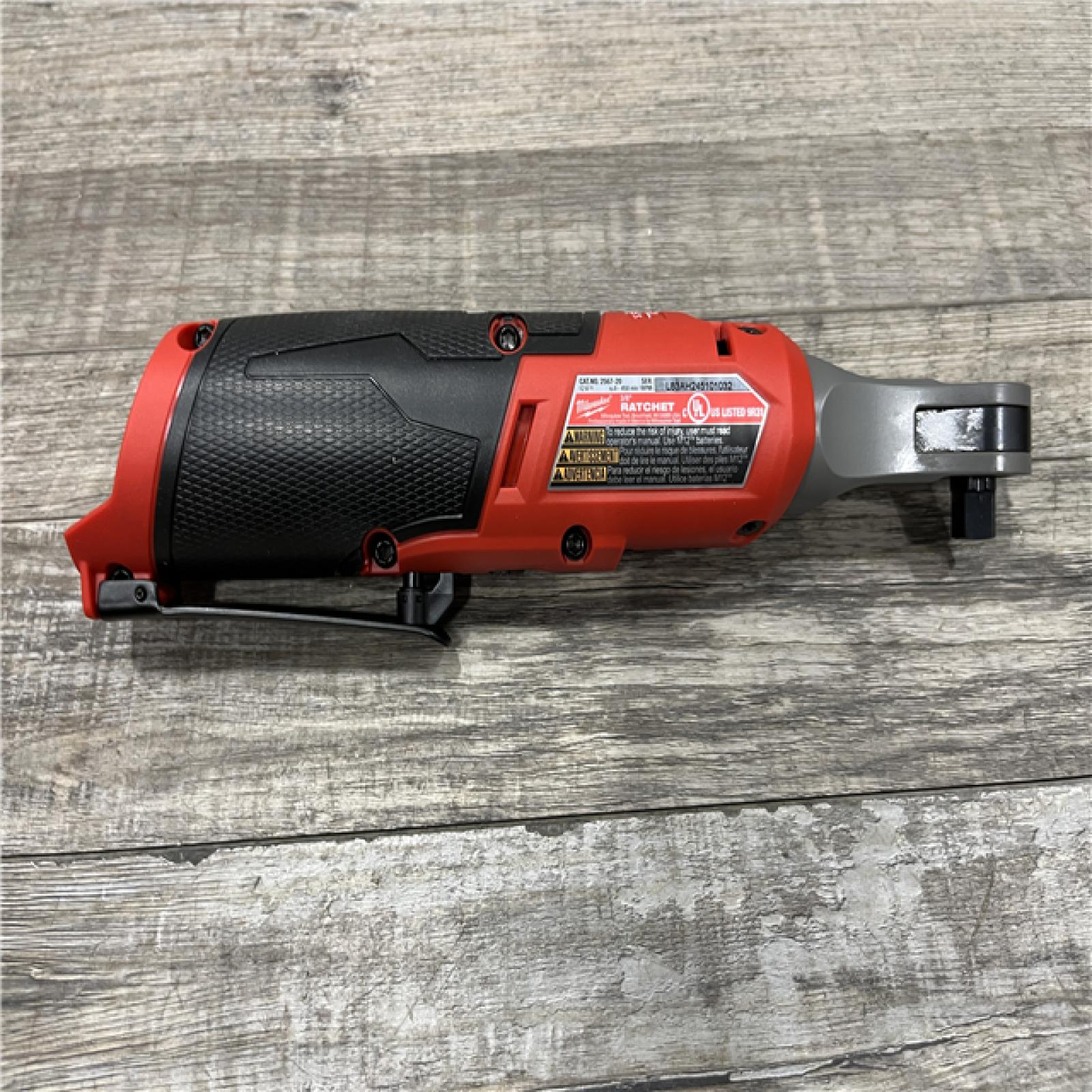 AS-IS Milwaukee FUEL 12-Volt Lithium-Ion Brushless Cordless High Speed 3/8 in. Ratchet (Tool-Only)