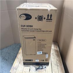CALIFORNIA LIKE NEW  WHYNTER CUF-301BK CONVERTIBLE FRIDGE FREEZER