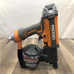 AS-IS RIDGID Pneumatic 15 Deg. 1-3/4 in. Coil Roofing Nailer