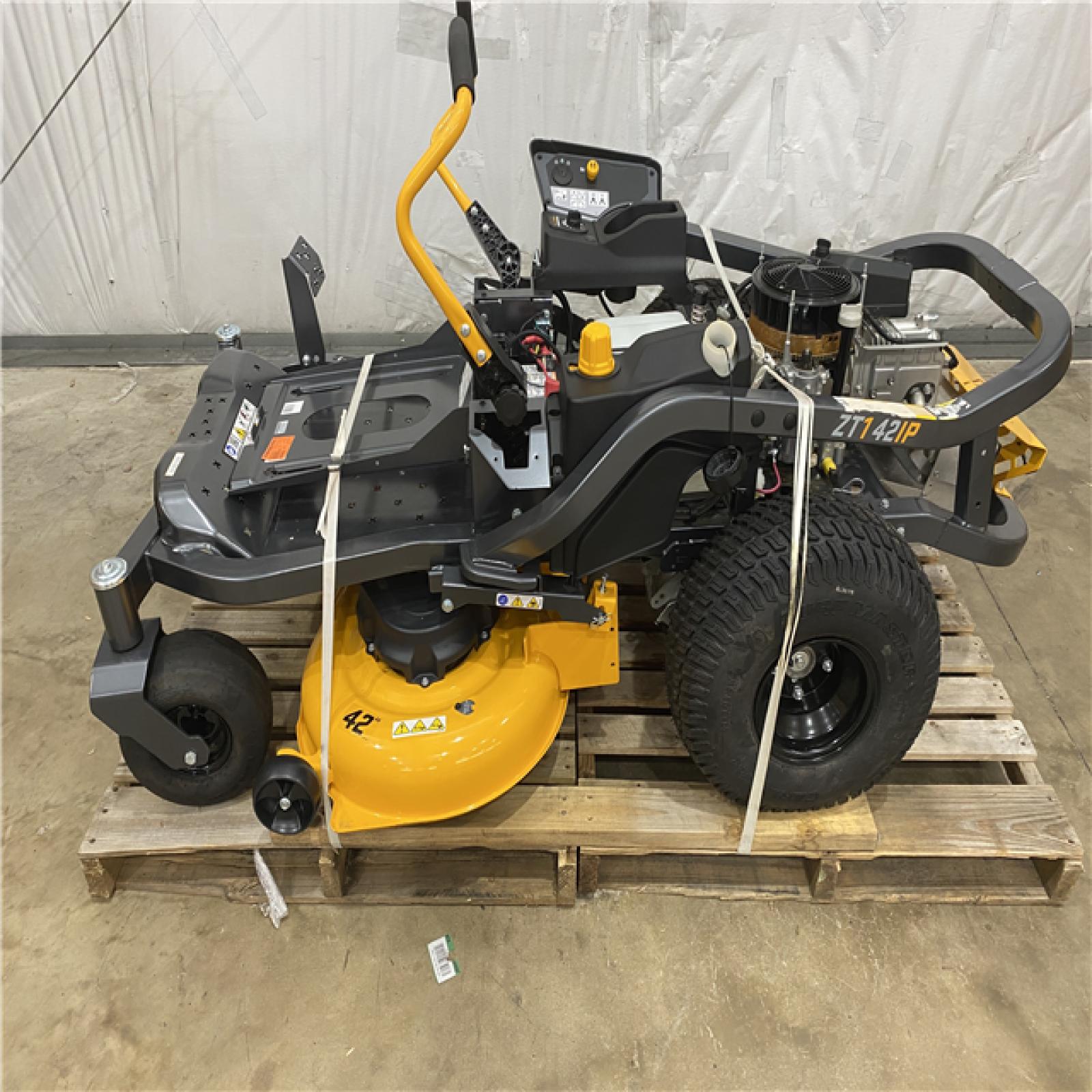Houston Location - AS-IS Outdoor Power Equipment CUB CADET ZT1 42IP SIT DOWN MOWER