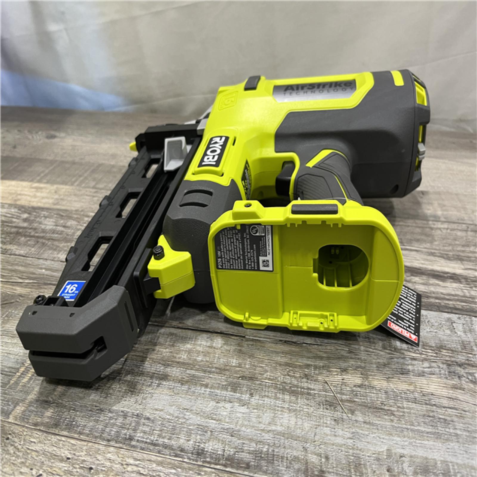 AS-IS RYOBI ONE+ 18V AirStrike 16-Gauge Cordless Finish Nailer (Tool Only)