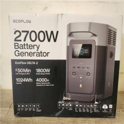 Phoenix NEW EcoFlow Battery Generator DELTA 2 Solar Generator  1800W Output  1024Wh LFP Power Station  Home Backup Camping Push-Button Start