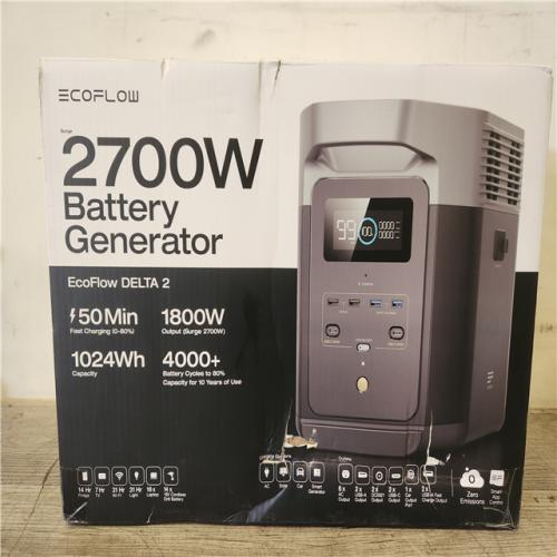 Phoenix NEW EcoFlow Battery Generator DELTA 2 Solar Generator  1800W Output  1024Wh LFP Power Station  Home Backup Camping Push-Button Start