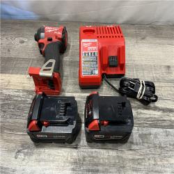 AS-IS Milwaukee FUEL 18V Lithium-Ion Brushless Cordless 1/4 in. Hex Impact Driver Kit