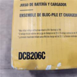 NEW- 20-Volt MAX Lithium-Ion 6.0 Ah Battery Pack and Charger Kit