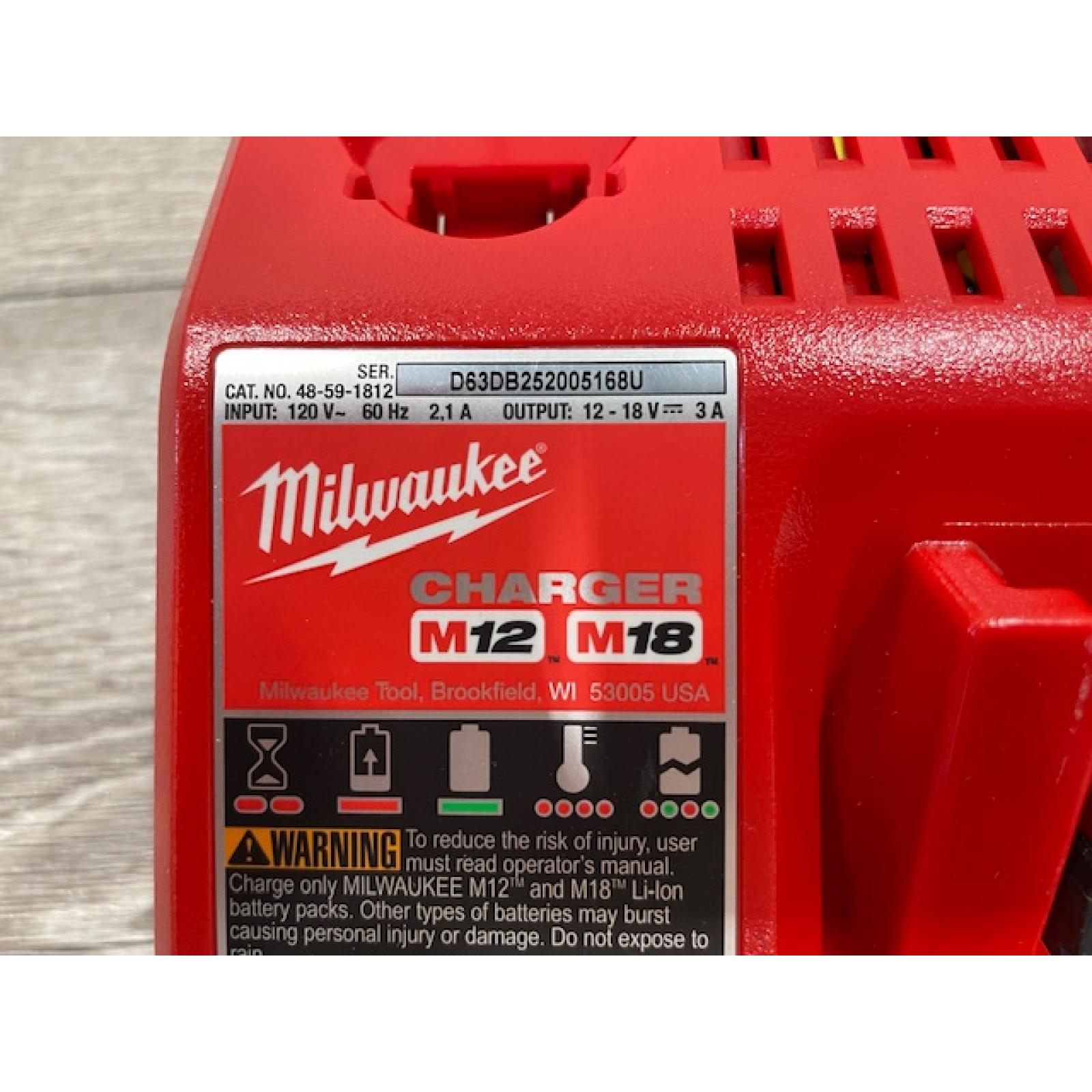 AS-IS Milwaukee M18 18-Volt Lithium-Ion XC Starter Kit
