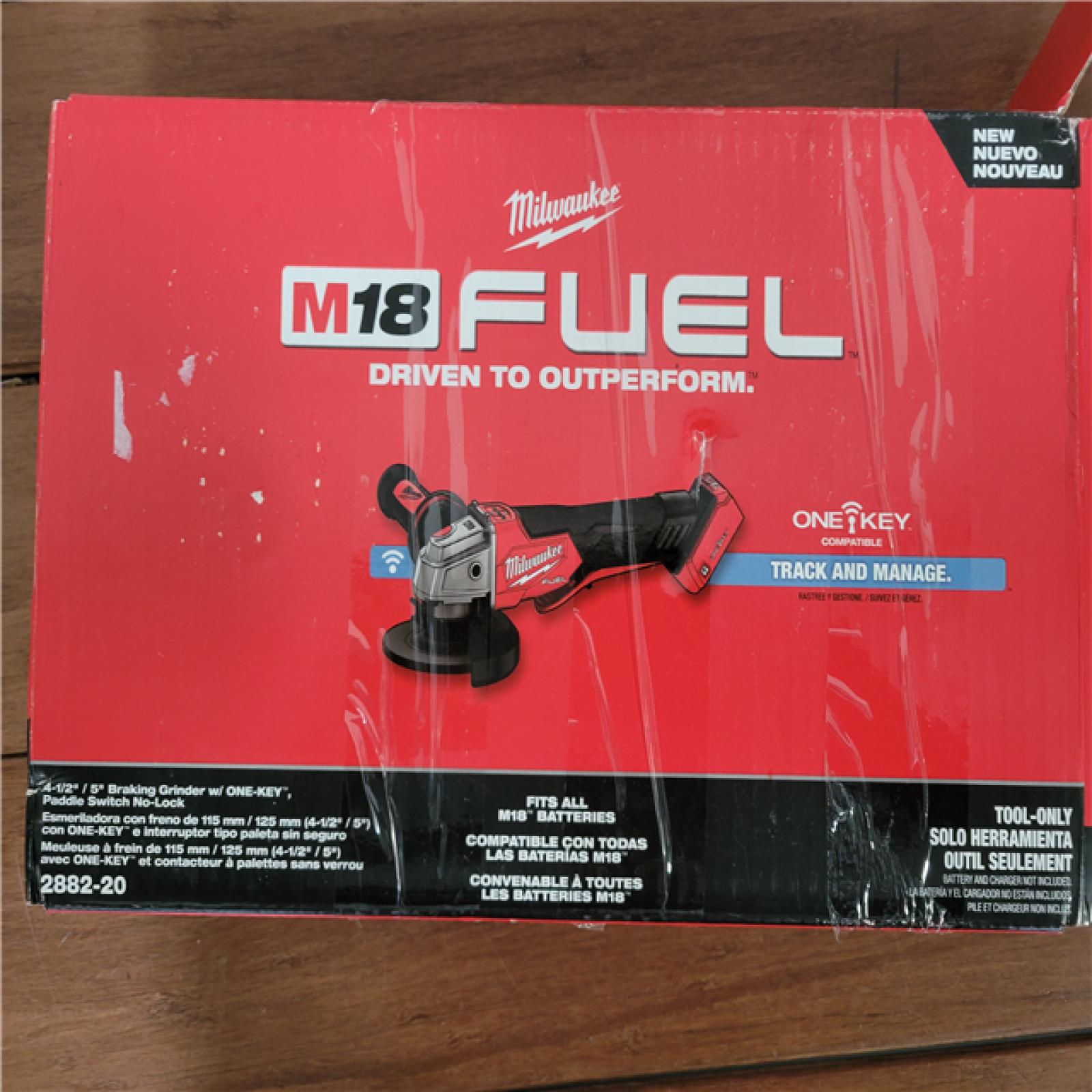 California NEW Milwaukee 4 1/2/ 5 Braking Grinder (Tool Only)