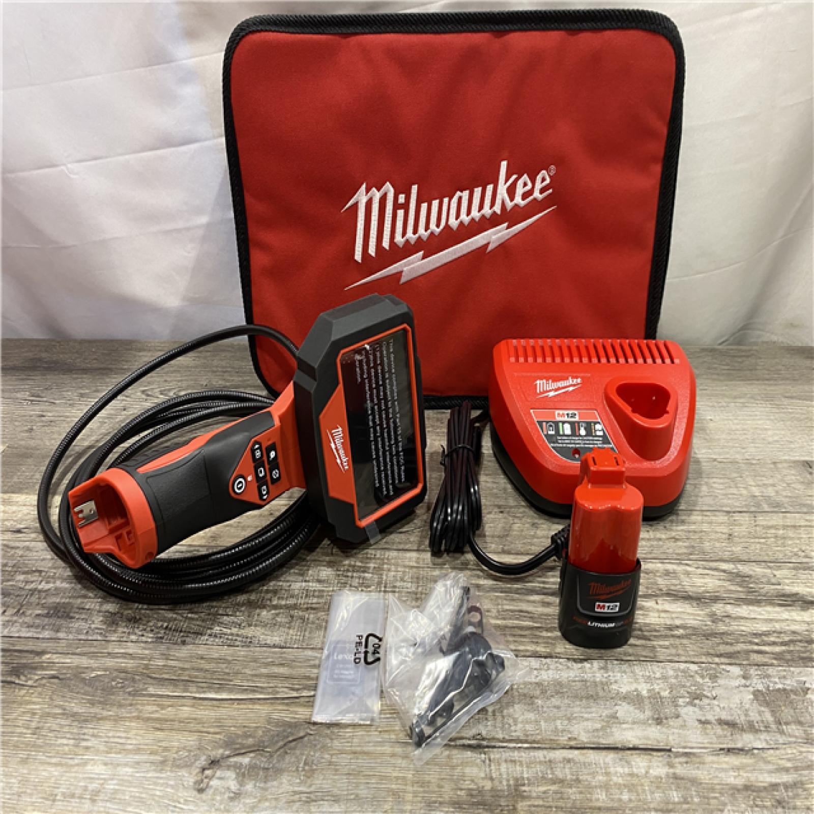 AS-IS Milwaukee 12V Lithium-Ion Corldless M-SPECTOR 360-Degree 10 ft. Inspection Camera Kit