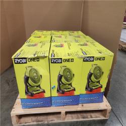 California NEW Ryobi One+ 18V  7.5 Bucket Top Misting Fan Kit  Includes (1) Battery & Charger (9 Pieces)
