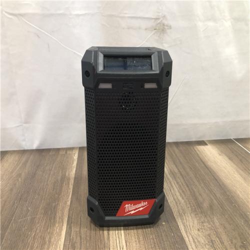 AS-IS Milwaukee  12-Volt Lithium-Ion Cordless Bluetooth/AM/FM Jobsite Radio with Charger