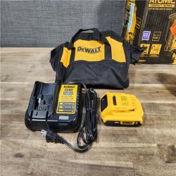 HOUSTON LOCATION - AS-IS DEWALT ATOMIC 20V MAX Lithium Ion Cordless 23 Gauge Pin Nailer Kit with 2.0Ah Battery and Charger