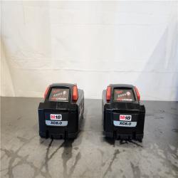 AS-IS- Milwaukee 48-11-1862 M18 REDLITHIUM HIGH OUTPUT 6.0Ah Battery Pack (2-Pack) New