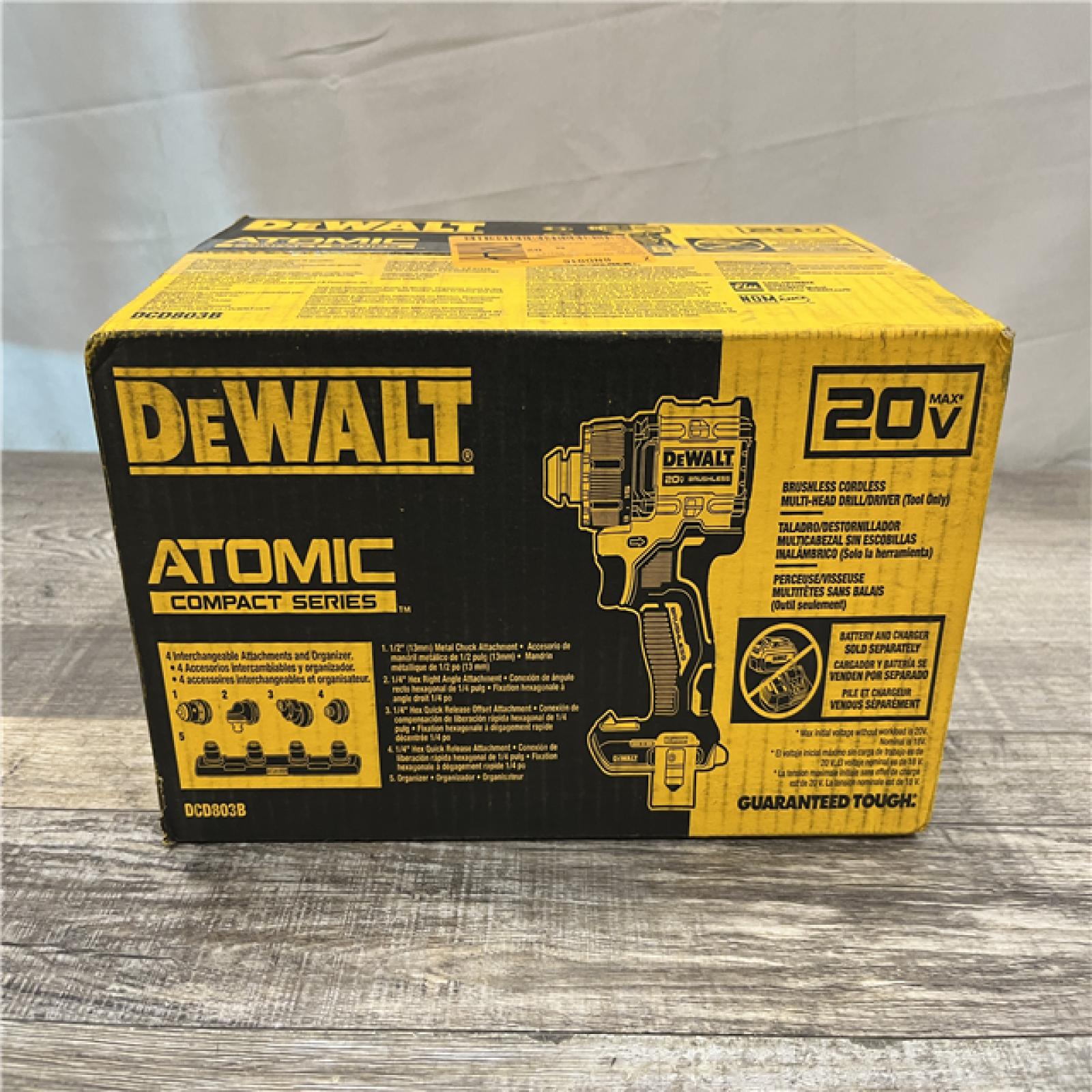 NEW - DEWALT ATOMIC 20V MAX 1/2 in. Multi-Head Drill Driver (Tool Only)
