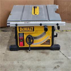 HOUSTON LOCATION - AS-IS DEWALT 10 in. 15 Amp 120V Site-Pro Compact Jobsite Table Saw
