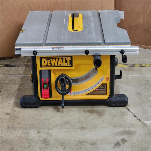 HOUSTON LOCATION - AS-IS DEWALT 10 in. 15 Amp 120V Site-Pro Compact Jobsite Table Saw