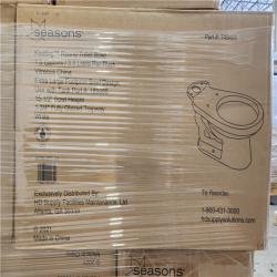 Phoenix Location NEW Seasons Keating Round Toilet Bowl With Tank 1.0 Gallons/ 3.8 Liters a Flush Pallet (8 Toilets)