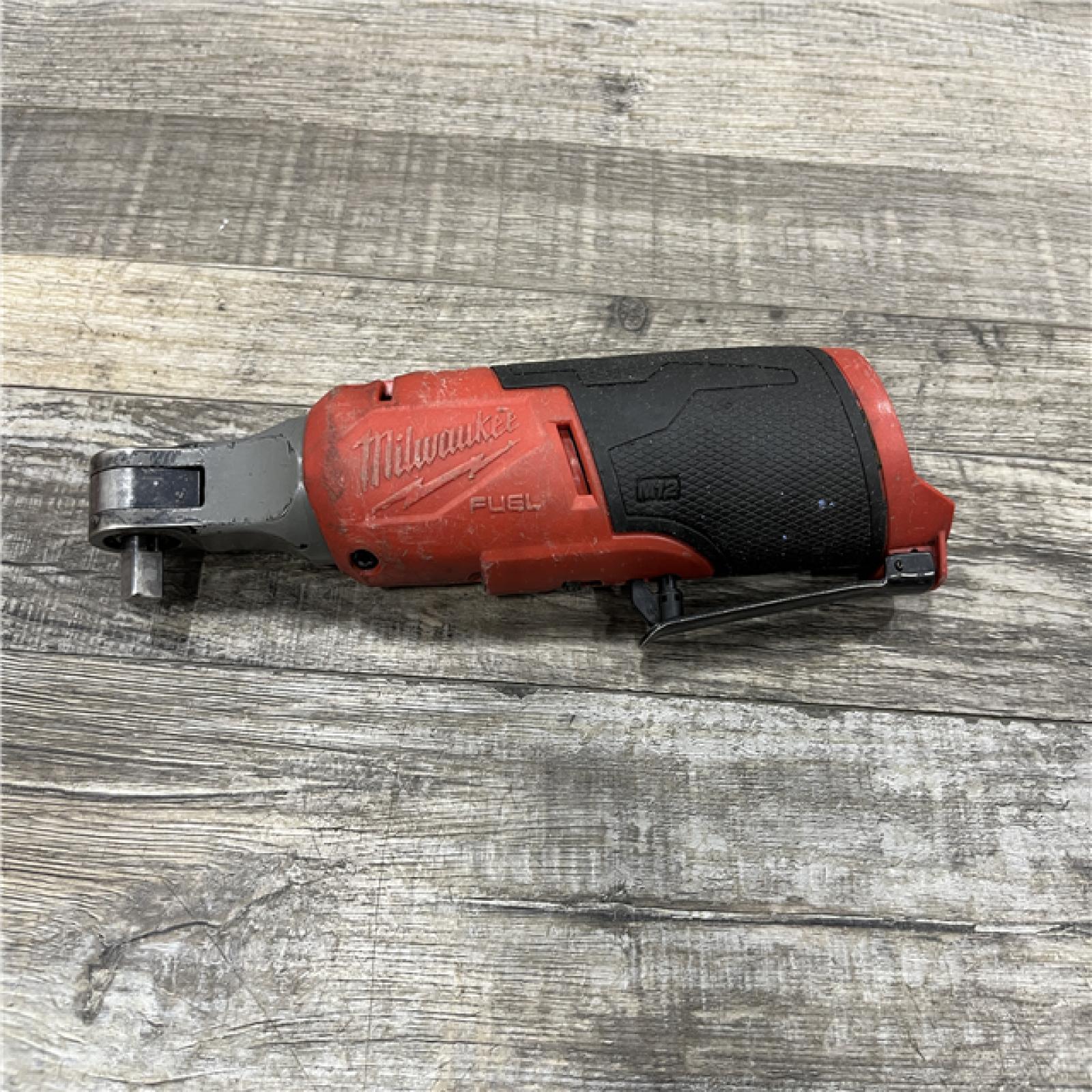 AS-IS Milwaukee FUEL 12-Volt Lithium-Ion Brushless Cordless High Speed 3/8 in. Ratchet (Tool-Only)
