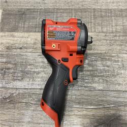 AS-IS Milwaukee FUEL 12V Li-Ion Brushless Cordless Stubby 1/2 in. Impact Wrench Kit
