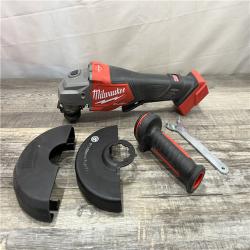 AS-IS Milwaukee FUEL 18-Volt Lithium-Ion Brushless Cordless 4-1/2 in./6 in. Braking Grinder with Paddle Switch (Tool-Only)