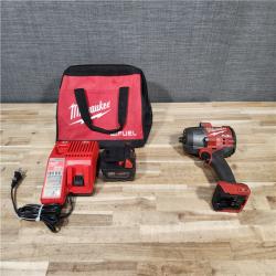 HOUSTON LOCATION - AS-IS Milwaukee FUEL 18V Lithium-Ion Brushless Cordless 1/2 in. Impact Wrench w/Friction Ring Kit