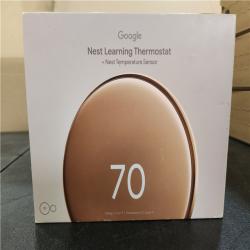 Phoenix AS-IS Google Nest Learning Thermostat (4th Gen) with Nest Temperature Sensor (2nd Gen)