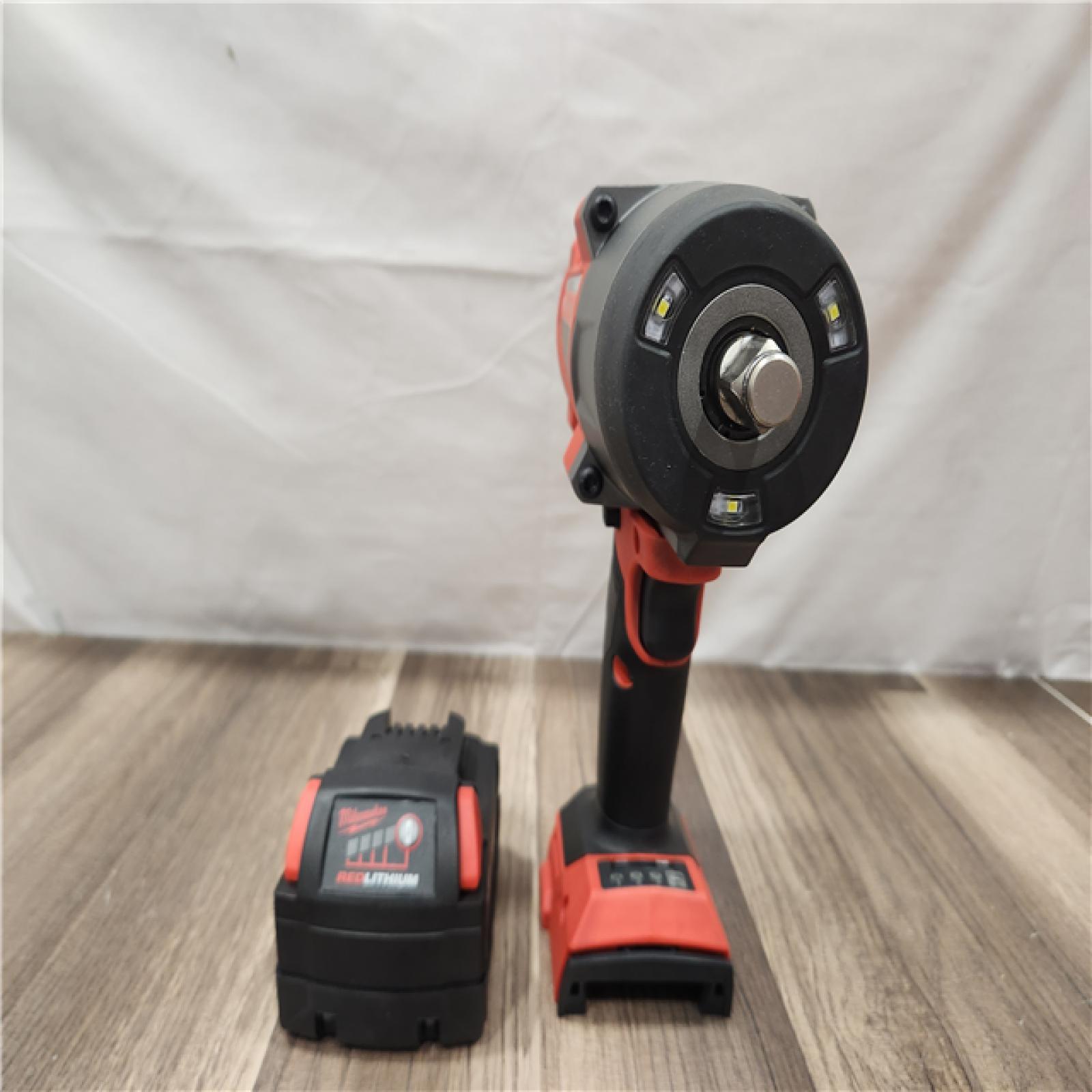 AS-IS- Milwaukee M18 1/2 in. Cordless Brushless High Torque Impact Wrench Kit (Battery & Charger)