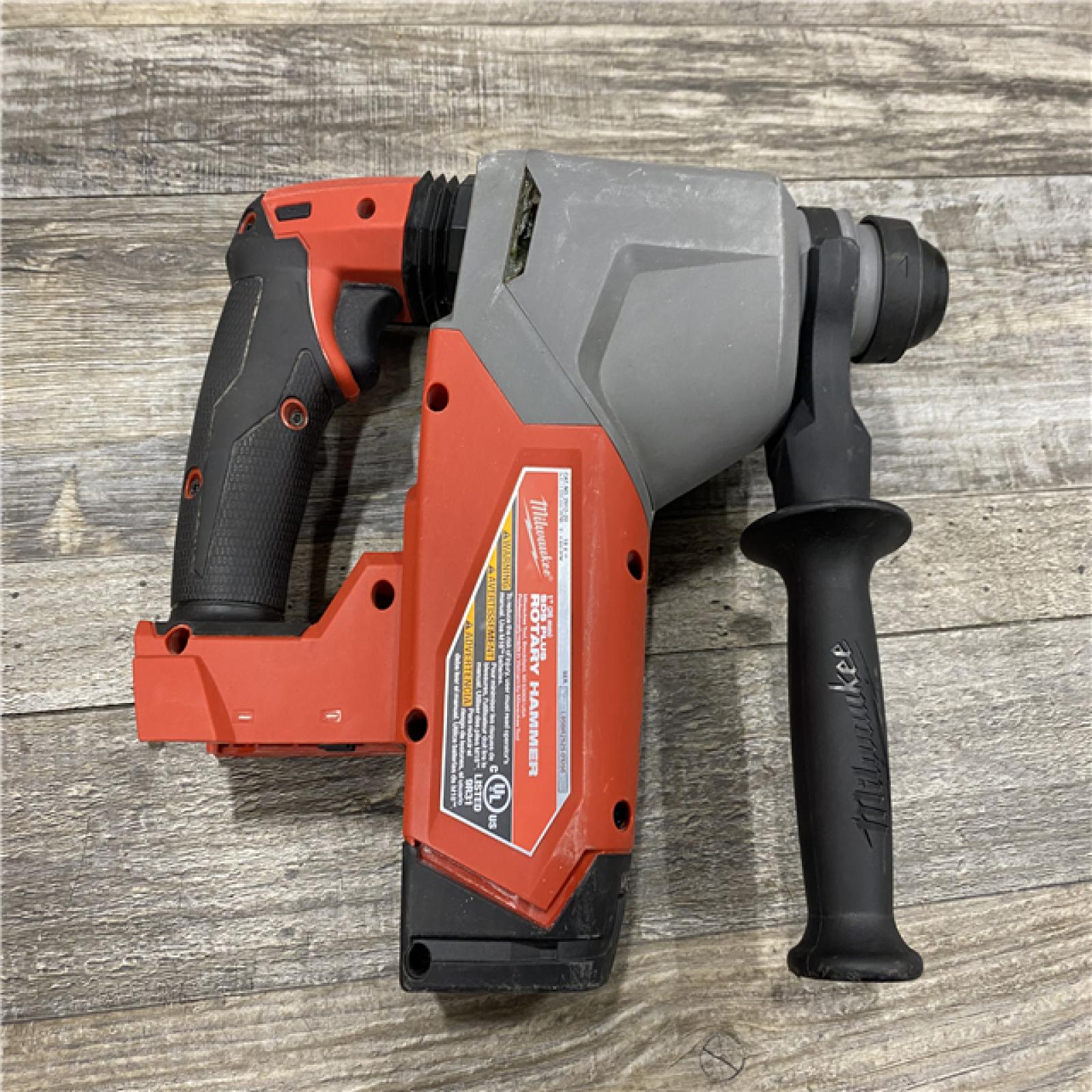 AS-IS Milwaukee FUEL 18V Lithium-Ion Brushless Cordless 1 in. SDS-Plus Rotary Hammer (Tool-Only)