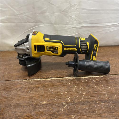 AS-IS DeWalt DCG405B 20V Max XR 4.5-Inch Slide Switch Small Angle Grinder (Tool Only)