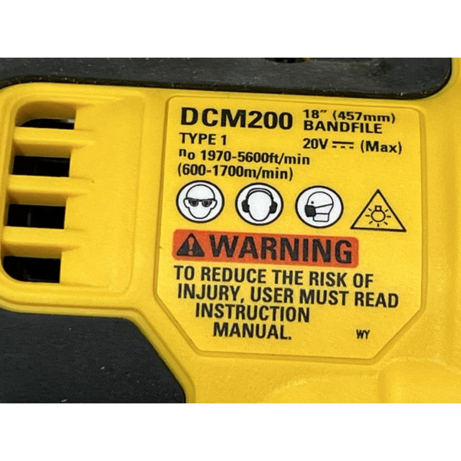 AS-IS  DEWALT 20-Volt MAX XR 18 in. Cordless Bandfile (Tool-Only)
