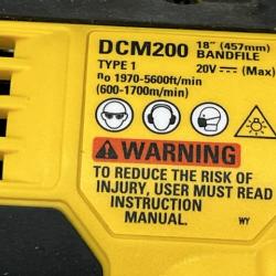AS-IS  DEWALT 20-Volt MAX XR 18 in. Cordless Bandfile (Tool-Only)