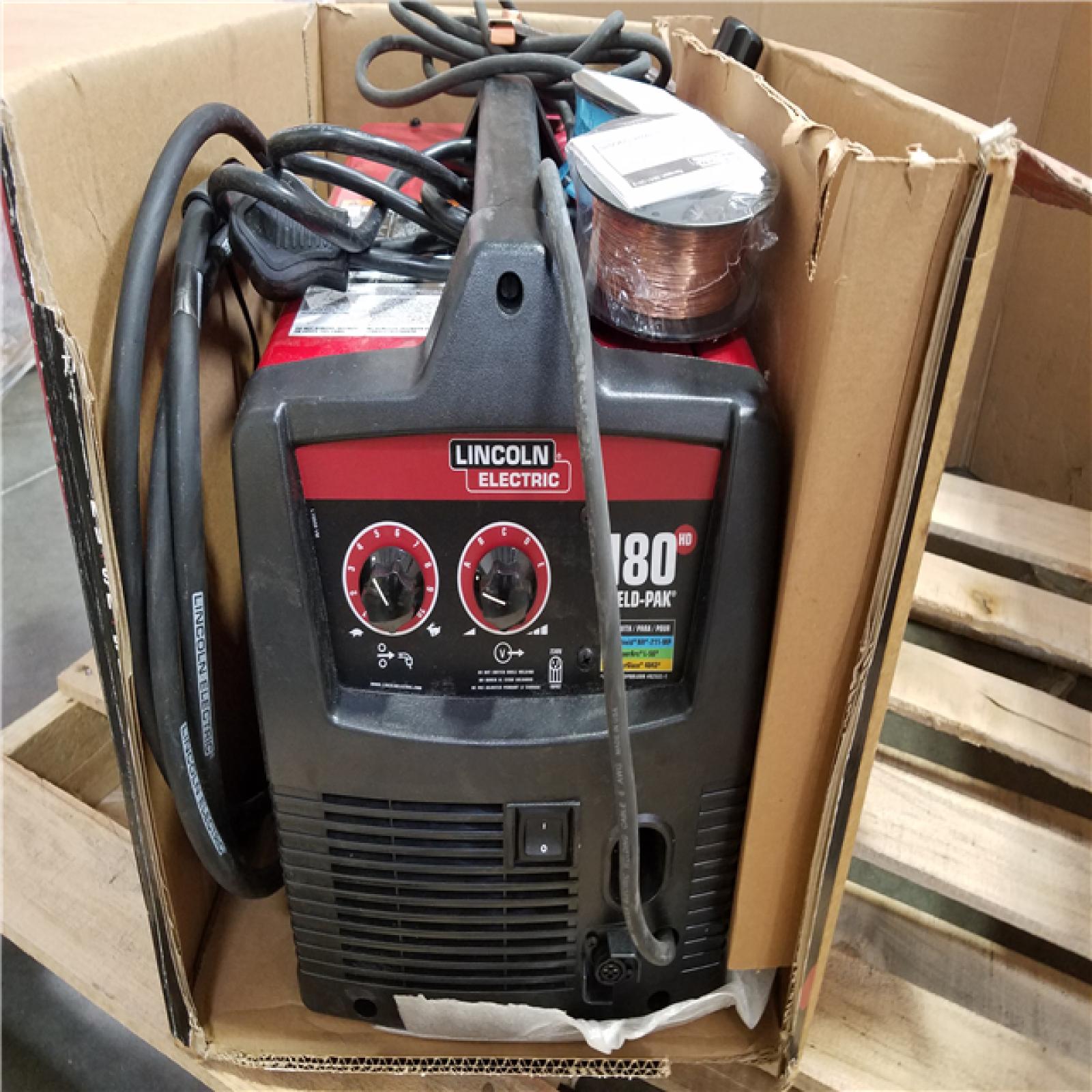 CALIFORNIA AS-IS LINCOLN ELECTRIC 180 WELD PAK