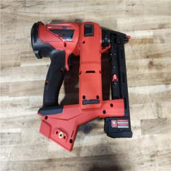 HOUSTON LOCATION - AS-IS (APPEARS LIKE NEW) Milwaukee FUEL 18-Volt Lithium-Ion Brushless Cordless 18-Gauge 1/4 in. Narrow Crown Stapler (Tool-Only)