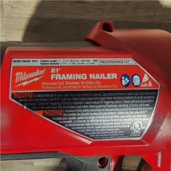 HOUSTON LOCATION - AS-IS Milwaukee 2744-20 M18 FUEL 3-1/2 in. 18-Volt 21-Degree Lithium-Ion Brushless Cordless Framing Nailer (Tool-Only)