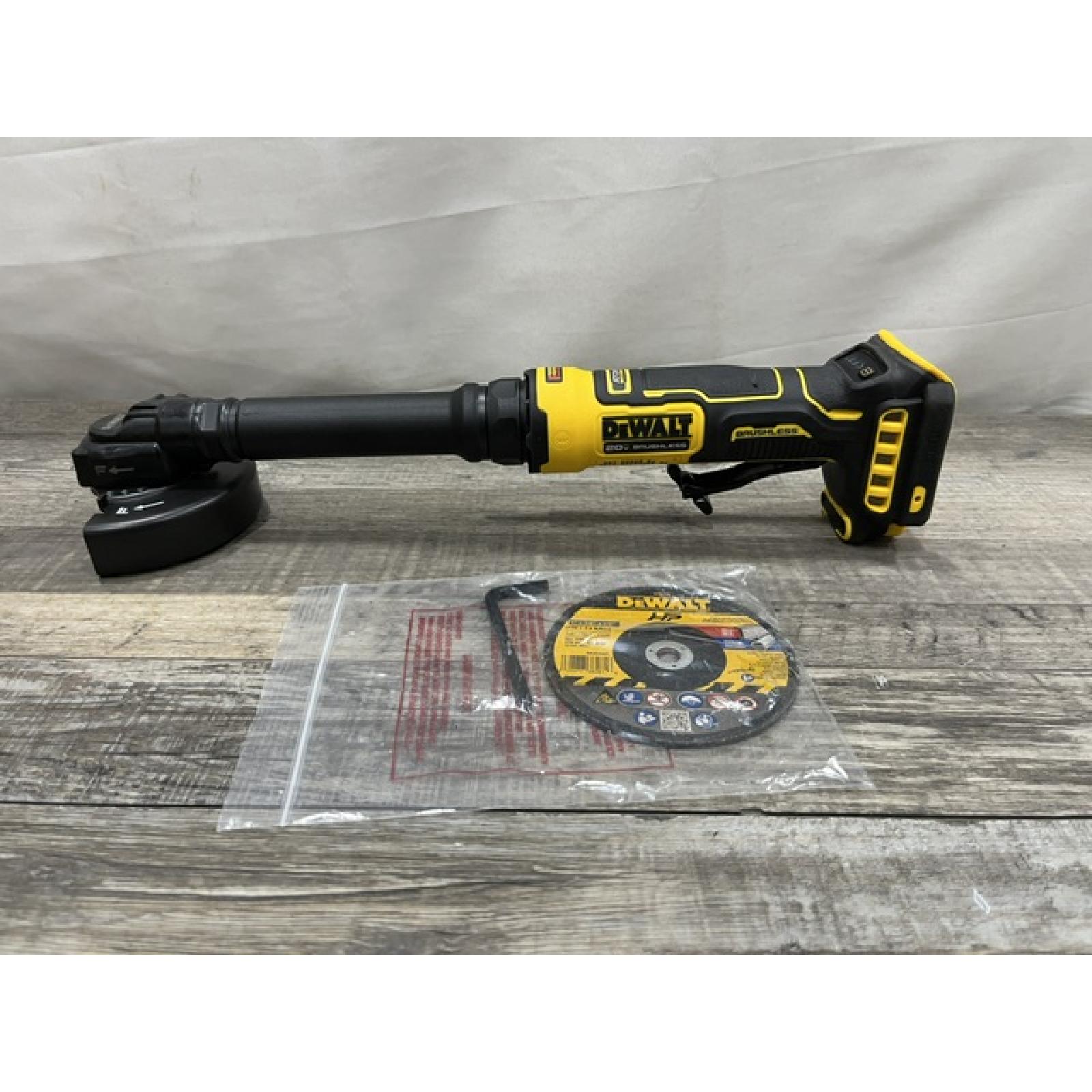 AS-IS DEWALT ATOMIC 20V MAX Cordless Brushless 4 in. Extended Cut-Off Tool (Tool Only)