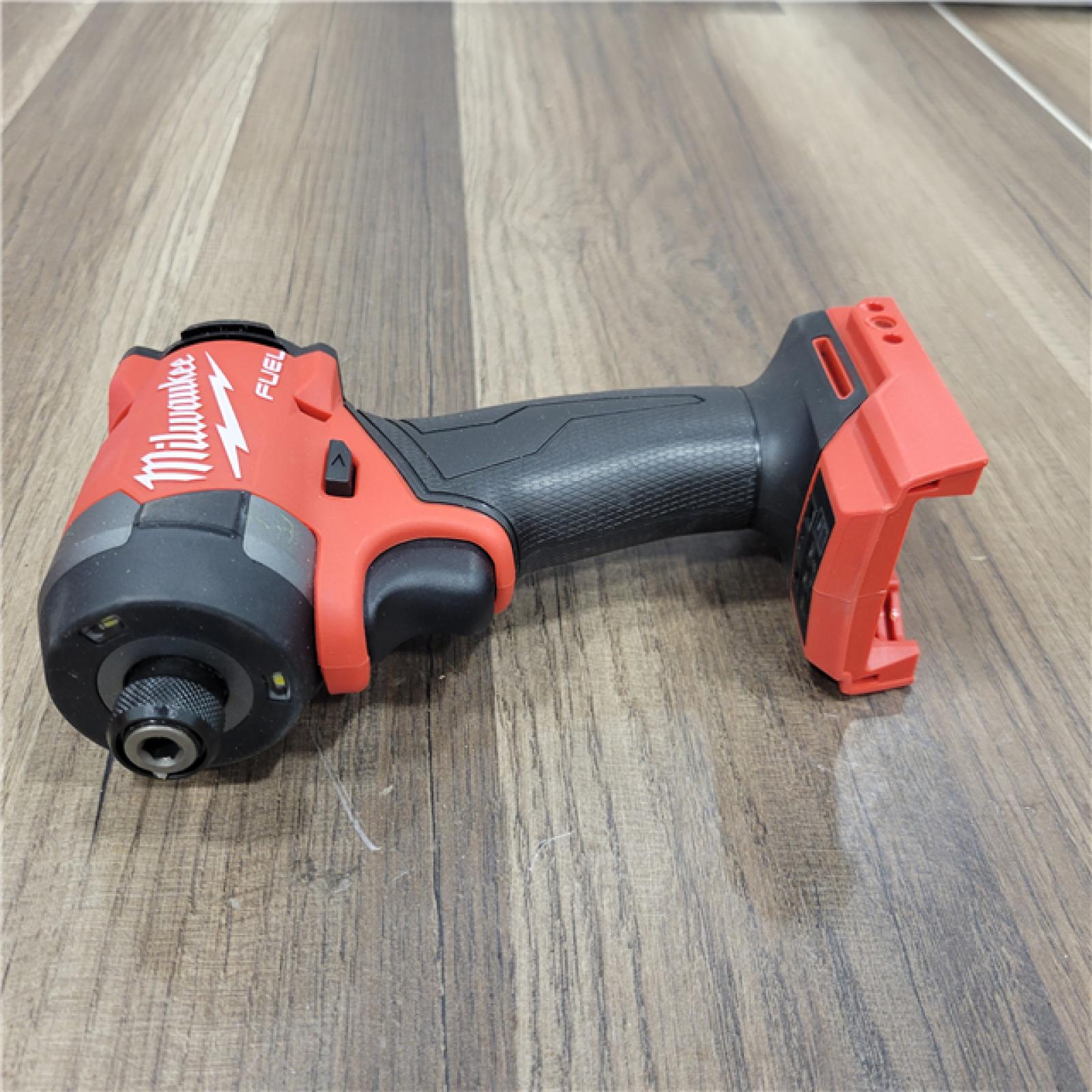 AS-IS Milwaukee 2953-20 18V Lithium-Ion Brushless Cordless 1/4   Hex Impact Driver Bare Tool  Red