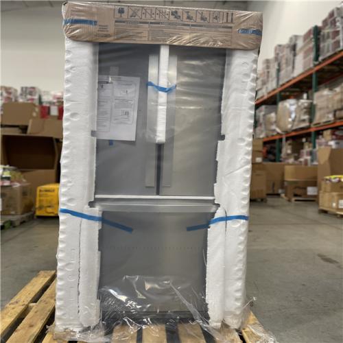 DALLAS LOCATION- AS-IS WHIRLPOOL 19.7 cu. ft. French Door Refrigerator in Fingerprint Resistant Stainless Steel
