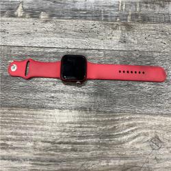 AS-IS Apple Watch Series 7 (GPS, 45mm) - Red Aluminum Case - Red Sport Band