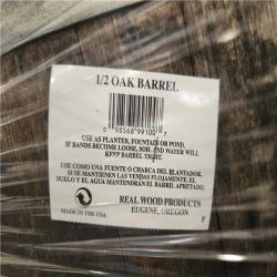 Phoenix Location 26 in. Dia x 17.5 in. H White Oak Wood Whiskey Barrel Pallet (18 Barrels)