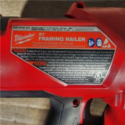HOUSTON LOCATION - AS-IS Milwaukee 2744-20 M18 FUEL 3-1/2 in. 18-Volt 21-Degree Lithium-Ion Brushless Cordless Framing Nailer (Tool-Only)