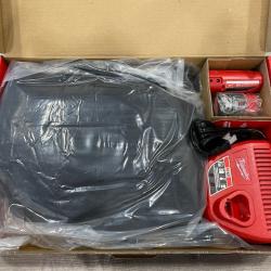 AS-IS Milwaukee Men's Large 12-Volt Lithium-Ion Cordless Black Heated Jacket Hoodie Kit