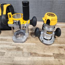 HOUSTON LOCATION - AS - IS DEWALT 12 Amp Corded 2-1/4 Horsepower Electronic Variable Speed Fixed Base Router with Soft Start