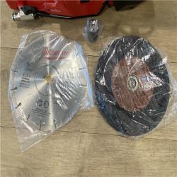 AS-IS Milwaukee FUEL ONE-KEY 18V Lithium-Ion Brushless Cordless 9 in. Cut Off Saw (Tool-Only)