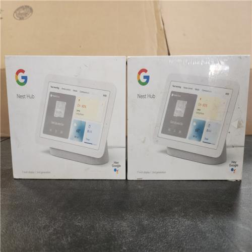 Phoenix Google Nest Hub 2nd Gen - Smart Home Speaker and 7 in. Display with Google Assistant - Chalk