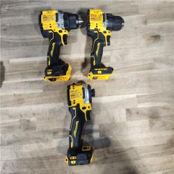 HOUSTON LOCATION - AS-IS DEWALT 3 TOOL COMBO KIT W/ (2) BATTERY & CHARGER